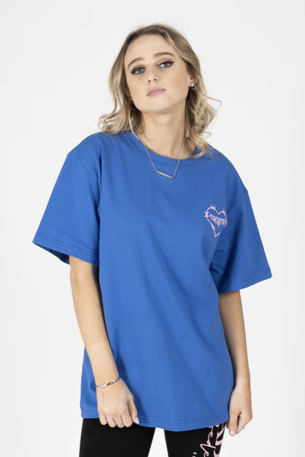 Our Tee-Lil Caution Blue