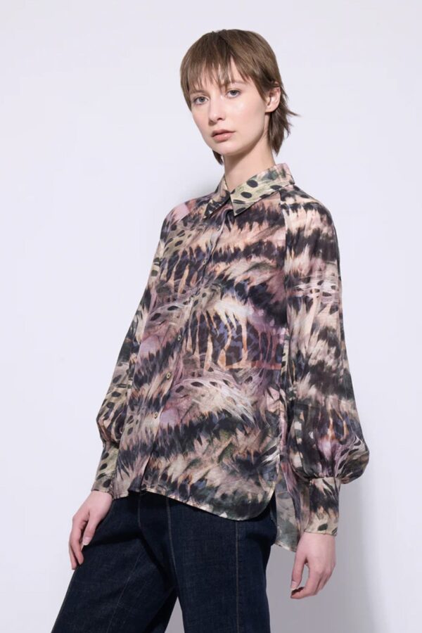 Fly Girl Blouse - Feathers