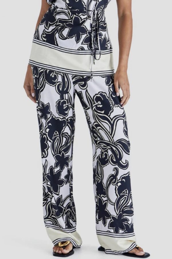 Esme Pant Floral Black