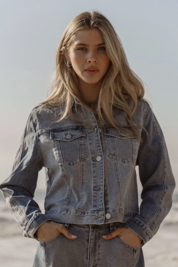 Rylie Jacket - Denim Blue