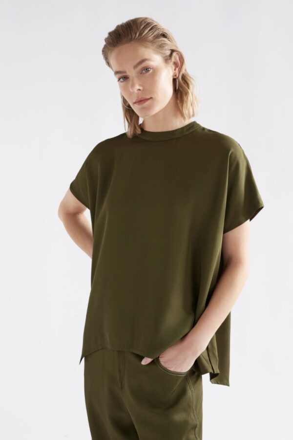 Hullu Top-Bright Olive