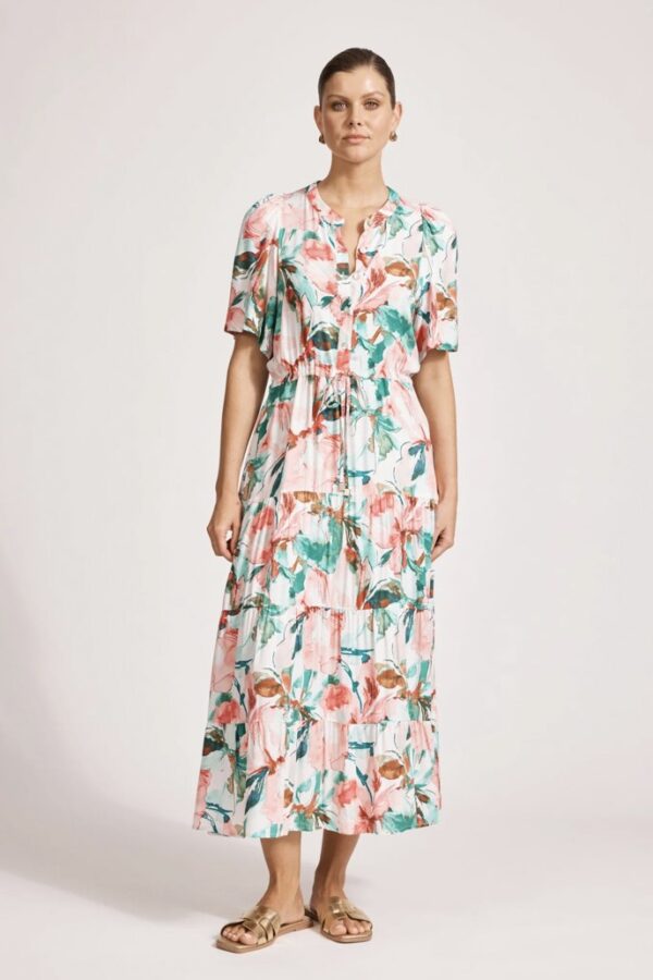 Alegria Tiered Maxi Dress-Estate