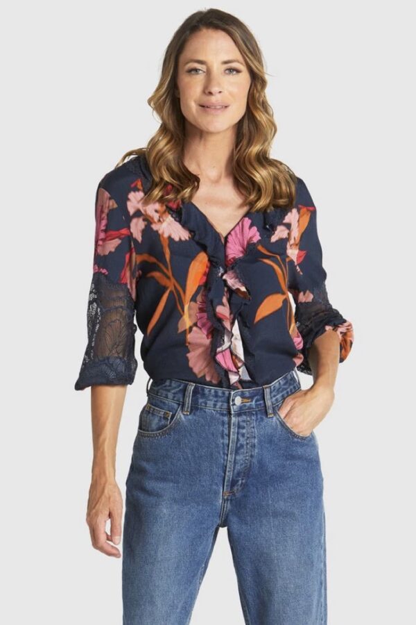 Captivation Shirt- Shadow Floral