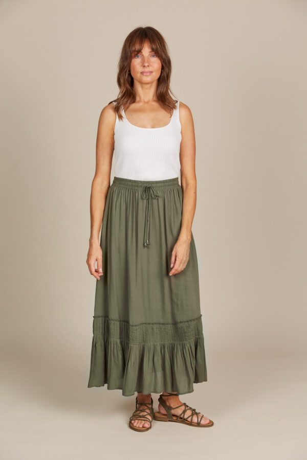 Esme Maxi Skirt Olive