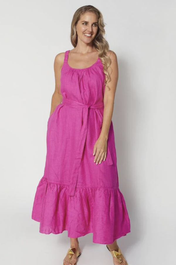 Arianna Dress Fuchsia