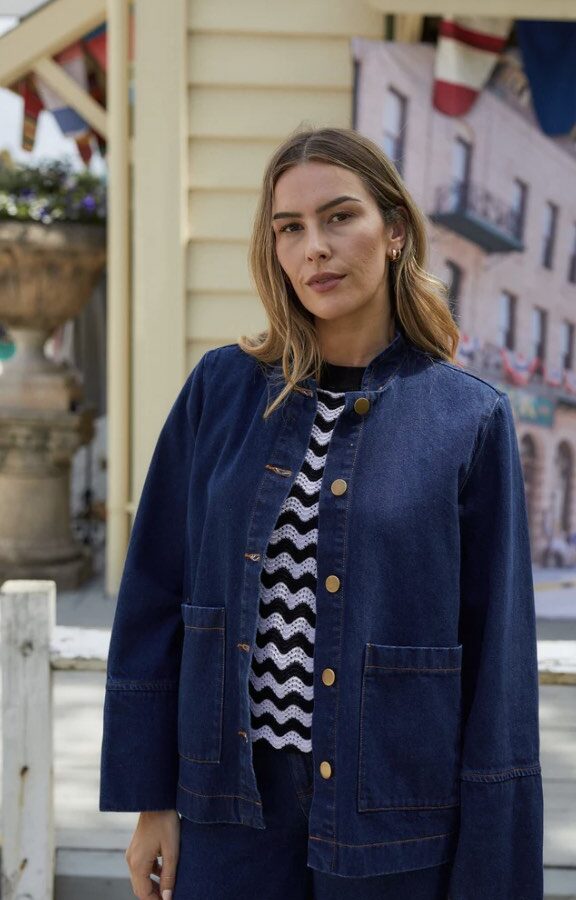 Embark Denim Shacket Indigo