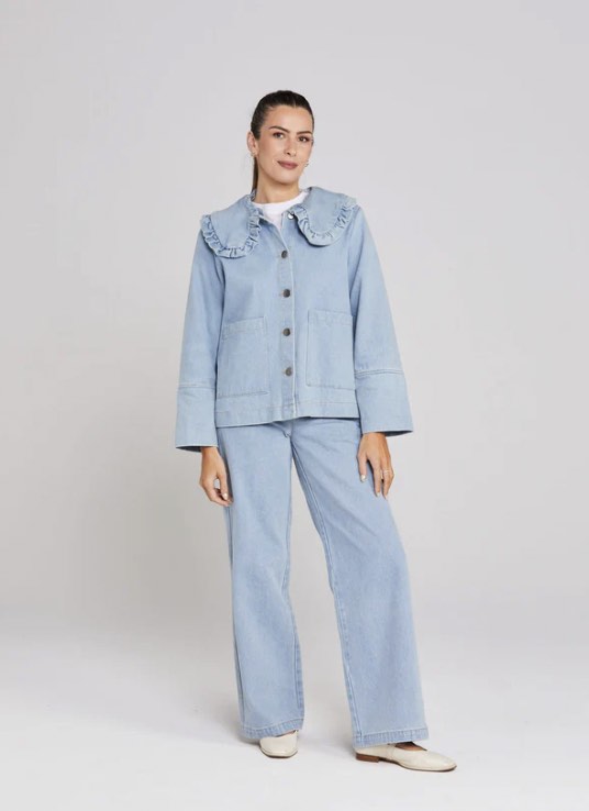 Embark Shacket Stone Wash