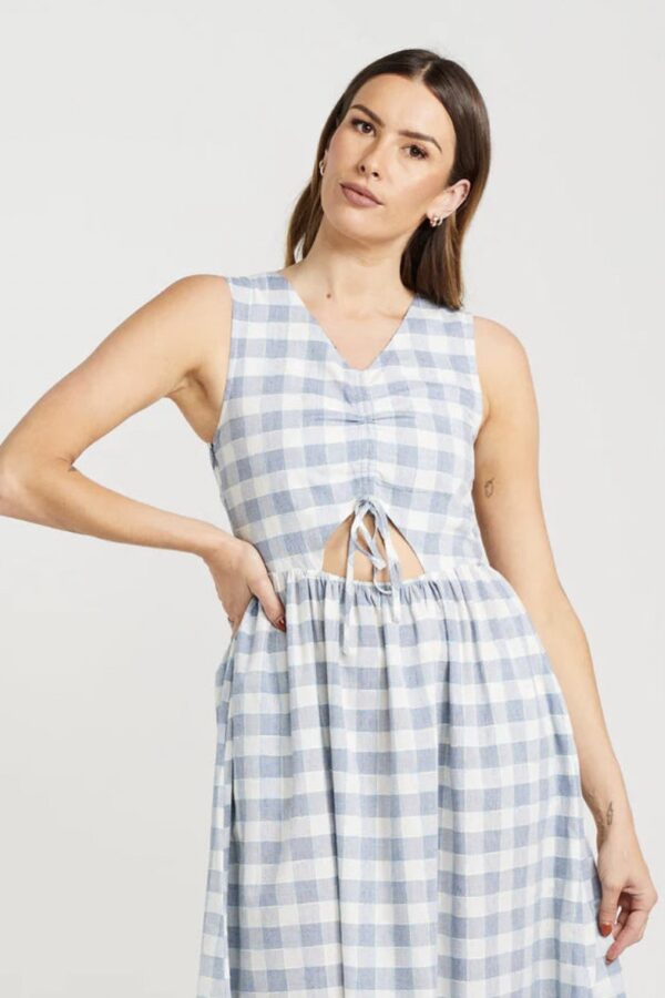 Kippah Dress Marine Check