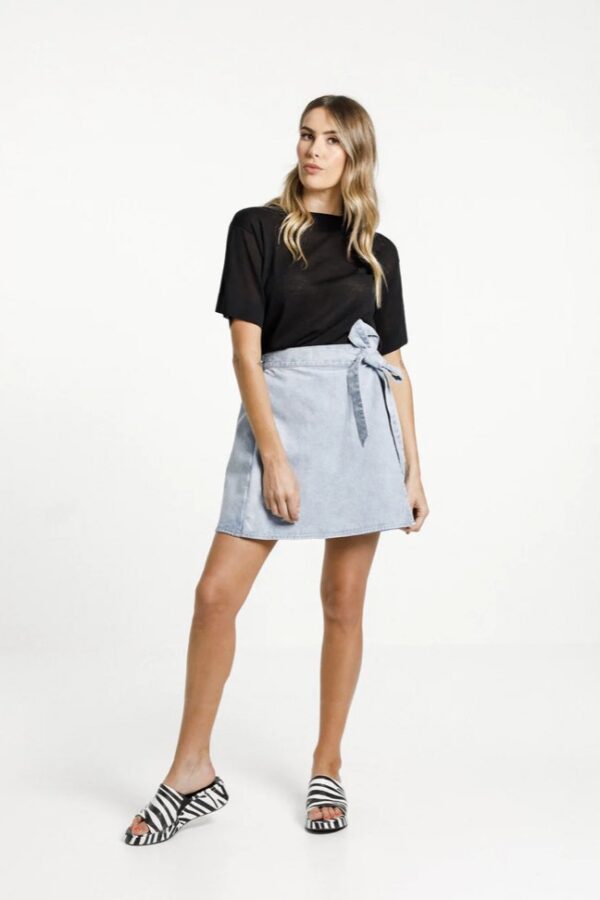 Lib Skirt Stone Wash
