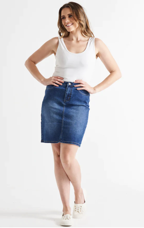 Nala Denim Skirt Indigo