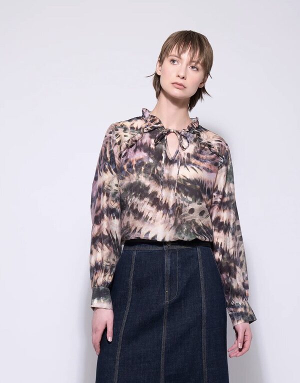 Fly Girl Blouse - Feathers