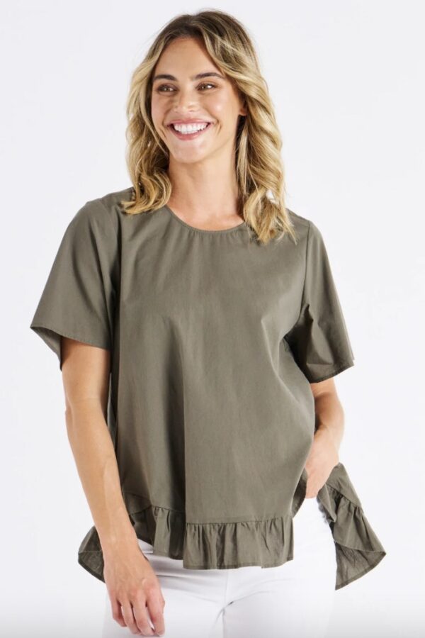 Candice Blouse-Olive