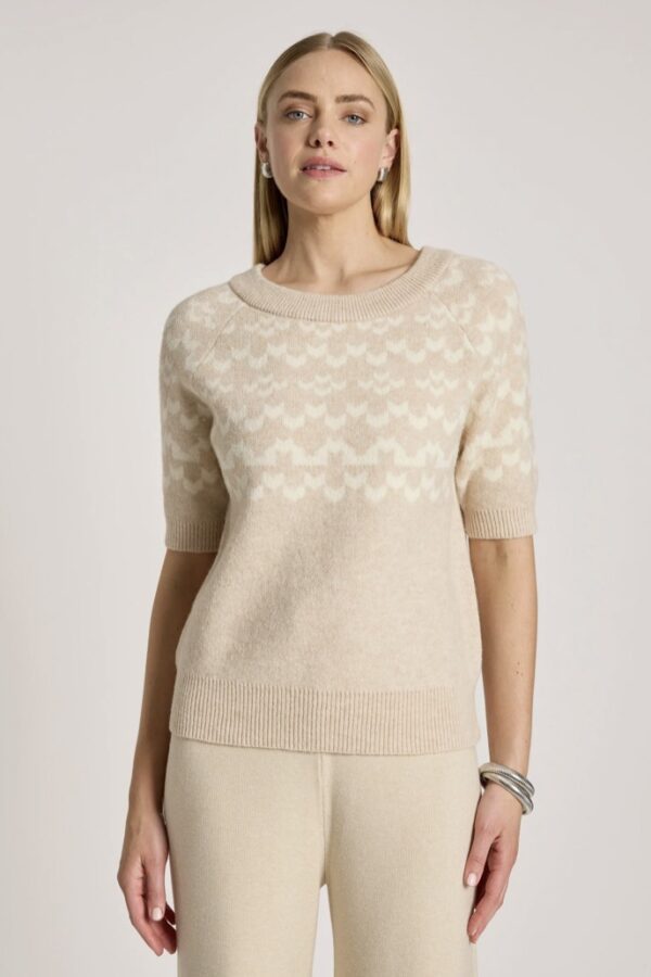 Maasai Knit Top-Dune-Bisque