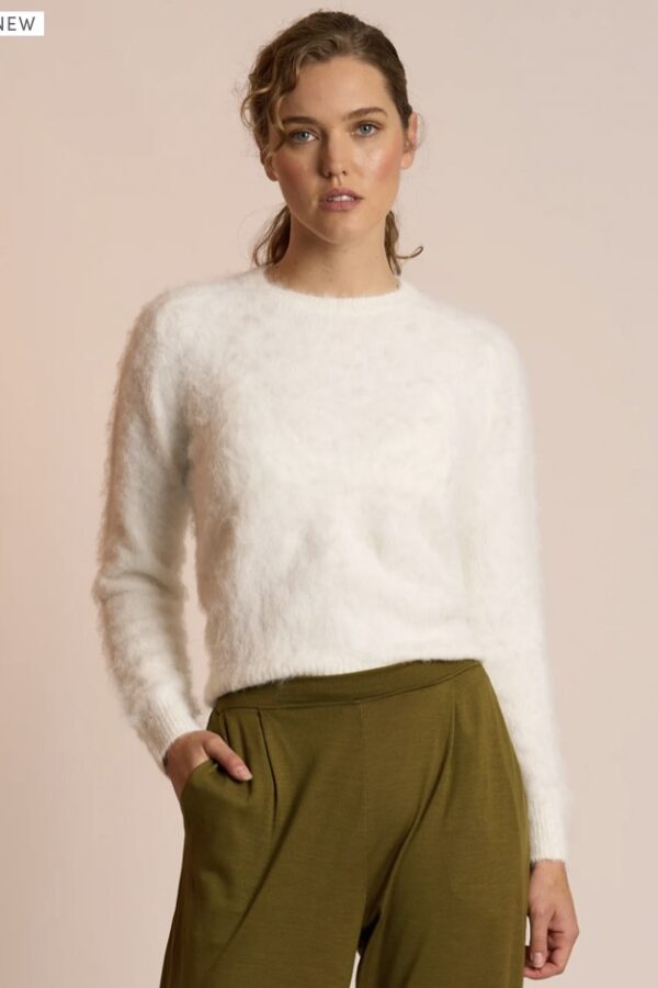 Fluff Piece Jumper-Pearl