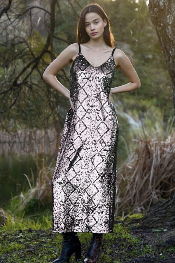 Snake It Till You Make It Dress