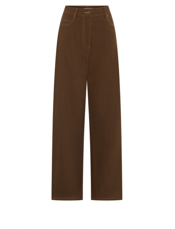 Lana Wide leg Jean-Toffee