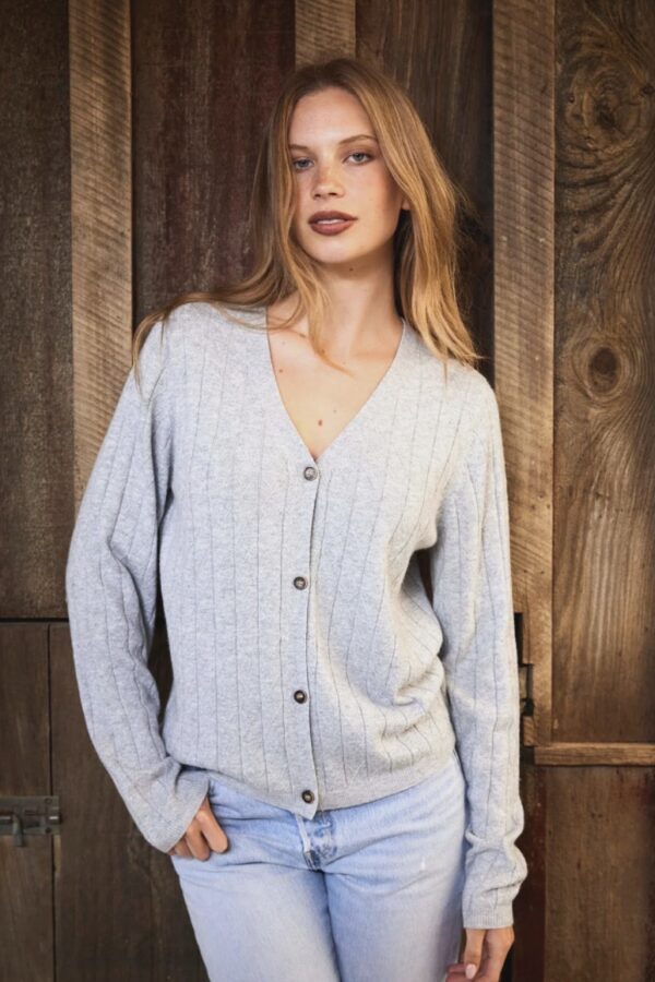 Muse Cardi-Silver Cable