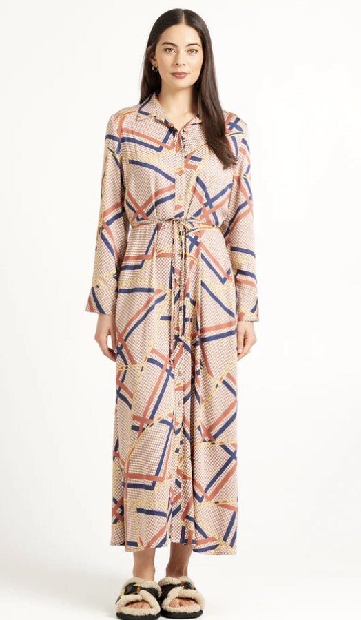 Nicola Dress-Herringbone