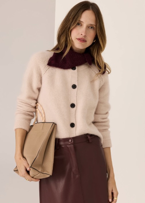 Haviland Cardigan-Blush