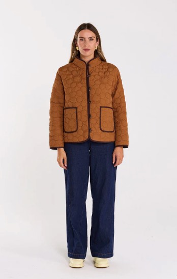 Debut Jacket-Cinnamon
