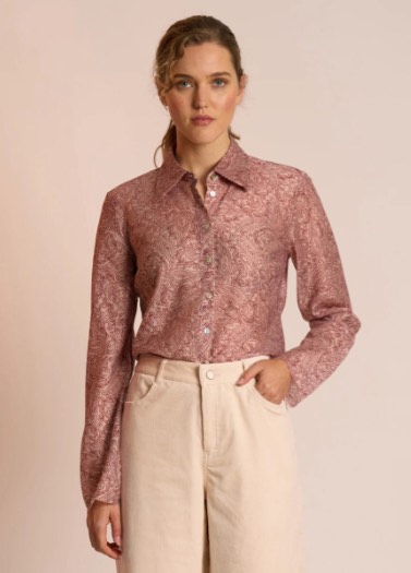 Edgy Shirt-Rhubarb