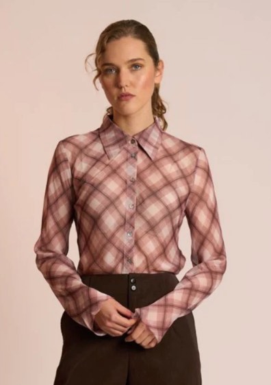 Edgy Shirt-Raisin Check