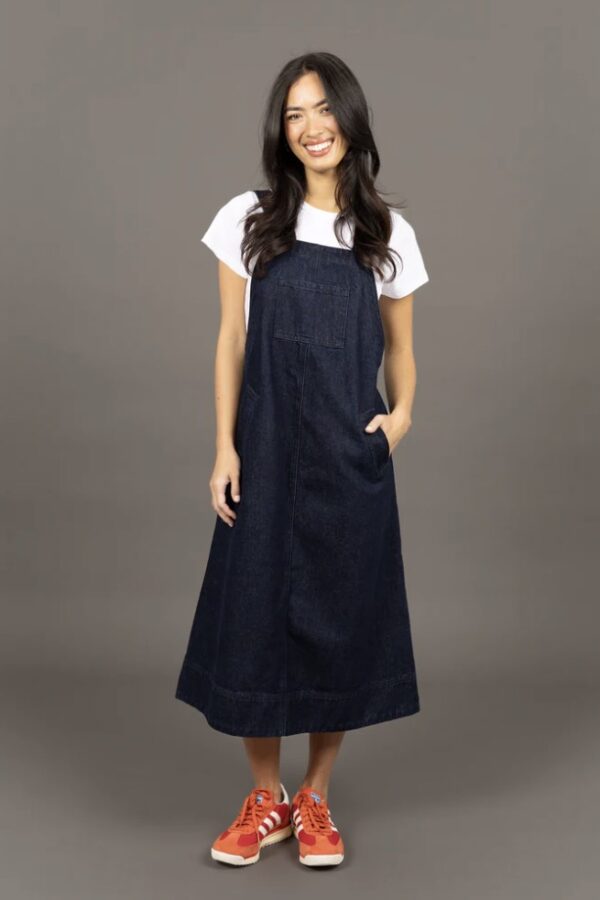 Edit Pinafore-Dark Blue