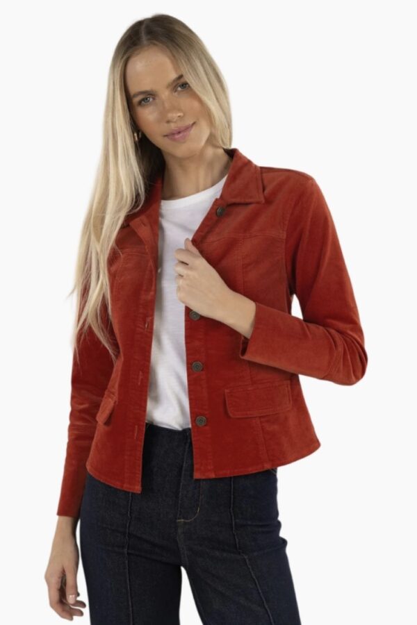 Gabi Jacket-Rust