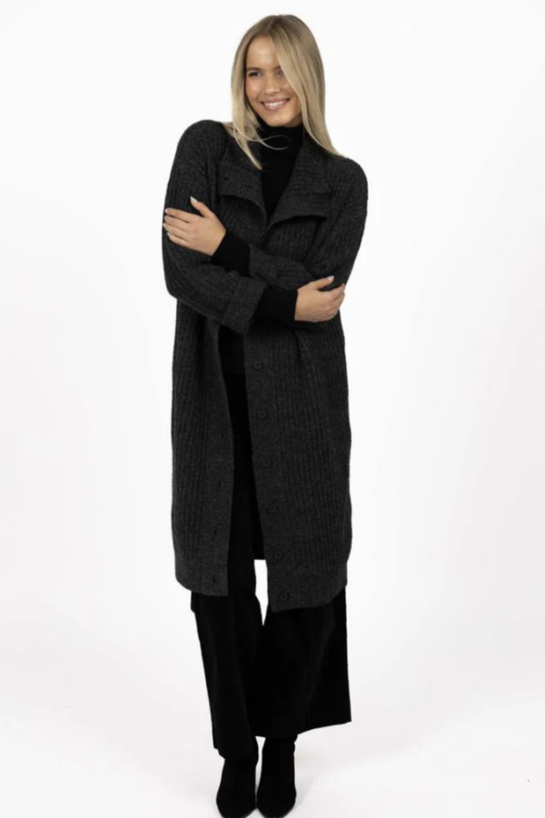 Fusion Coat-Charcoal