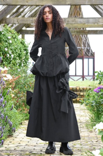 Go Big Or Bow Home Skirt-Black