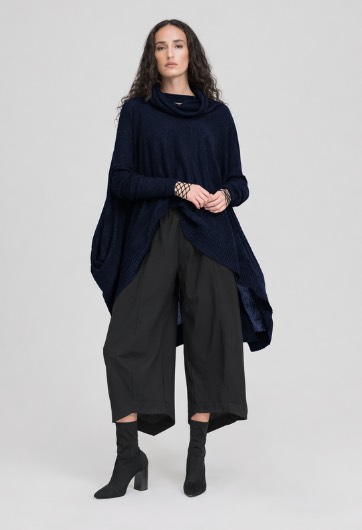 Spaced Oblique-Darkened Navy