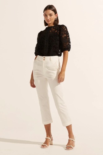 Parade Top-Black Lace
