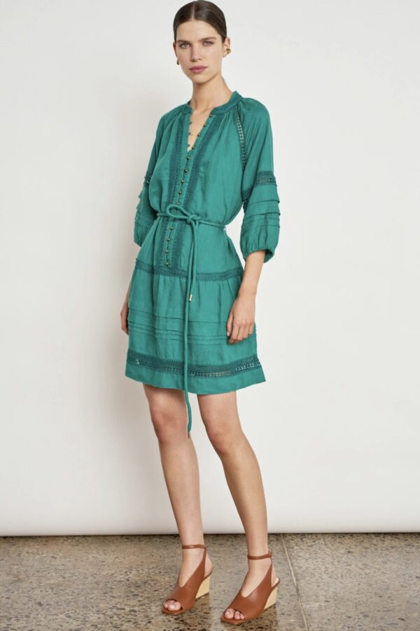 Jostle Dress-Cedar